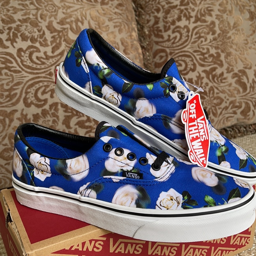 Vans Era Romantic Floral Lapis Blue Men’s - Picture 9 of 16